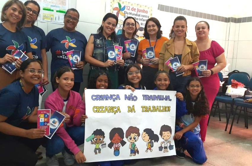 Cerest Maceió promove ação educativa em escola sobre trabalho infantil
