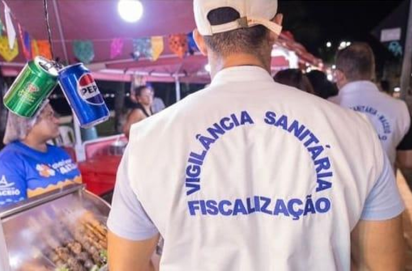 Vigilância Sanitária fiscaliza a venda de alimentos e bebidas no São João Massayó