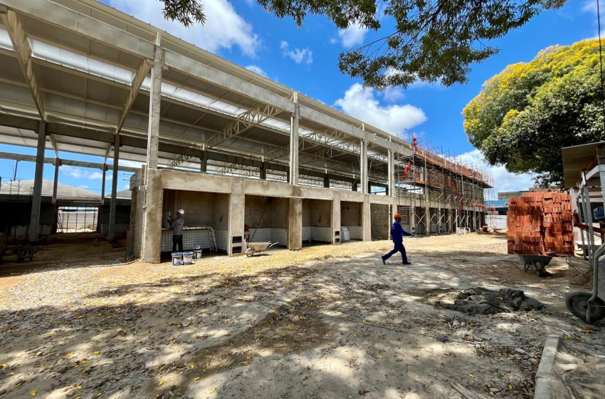 Obras do novo Mercado Público do Benedito Bentes entram na reta final