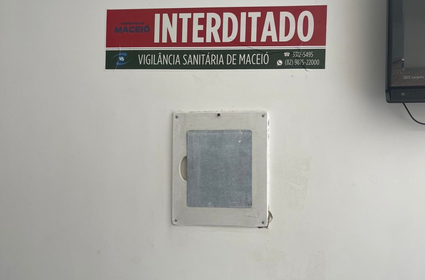 Vigilância Sanitária interdita clínica que funcionava sem alvará