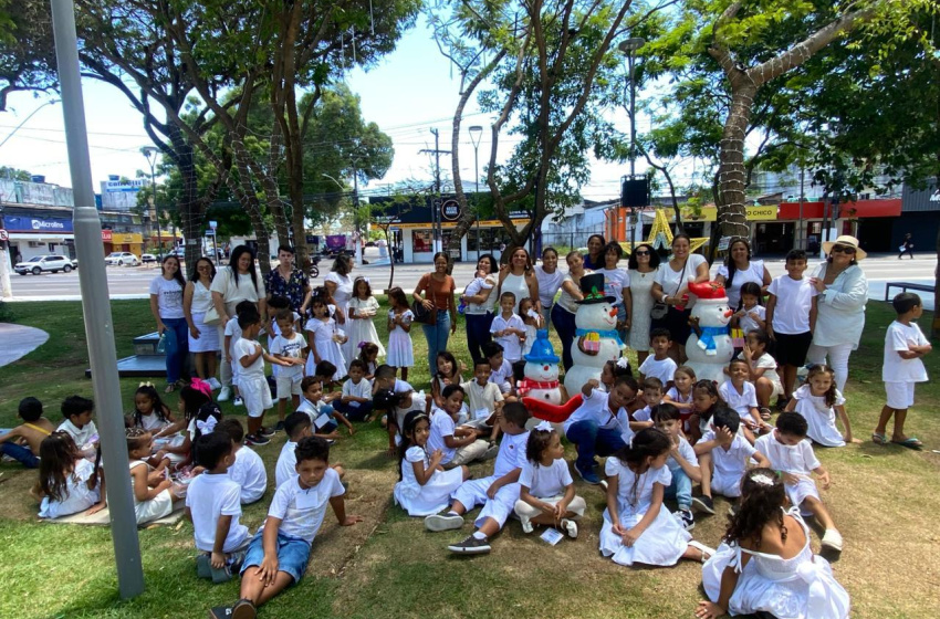 Alunos da Educação Infantil finalizam etapa de aprendizagem no Parque Centenário