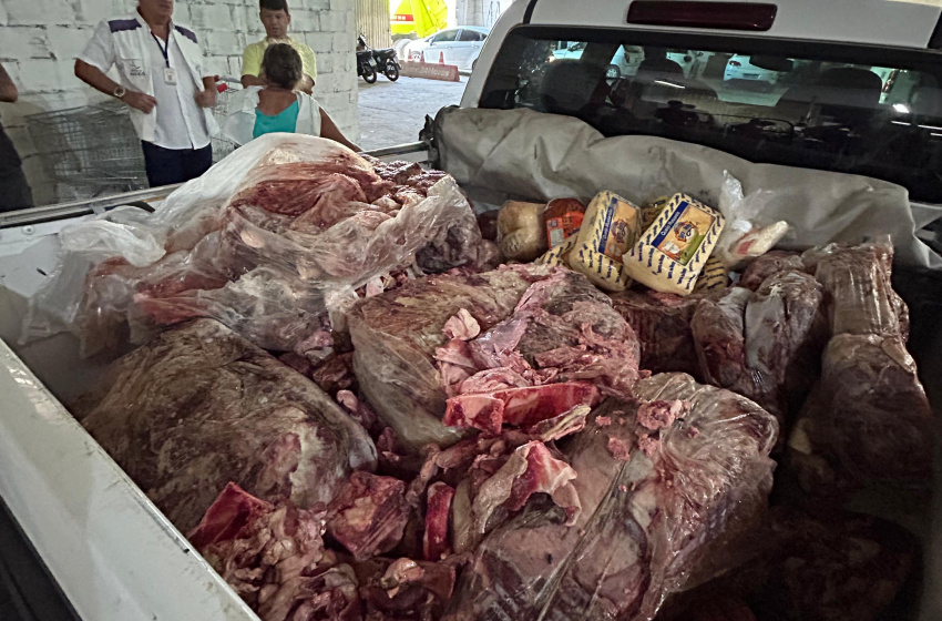 Vigilância Sanitária apreende 500 kg de carnes no Benedito Bentes