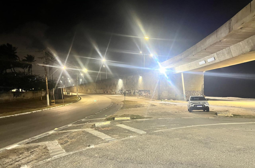 Prefeitura recupera e amplia iluminação em três importantes viadutos de Maceió