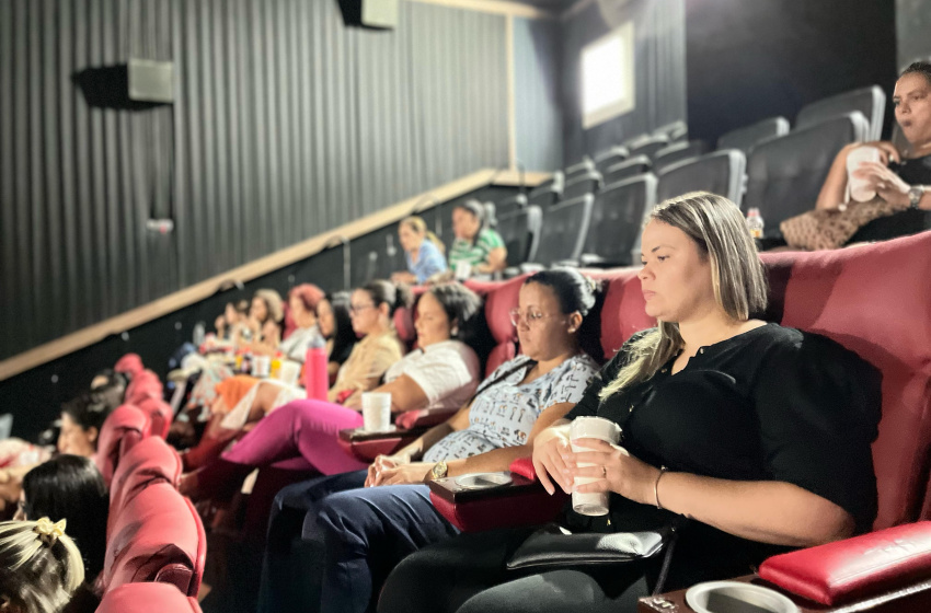 Unidade de Saúde do São Jorge promove dia de cinema para usuárias e servidoras