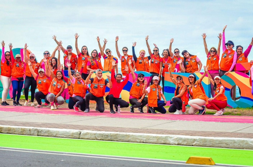 Servidoras da Defesa Civil de Maceió celebram Dia da Mulher com caminhada