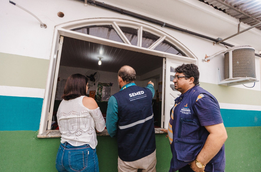 Secretaria de Educação de Maceió intensifica visitas a escolas e creches após fortes chuvas na capital