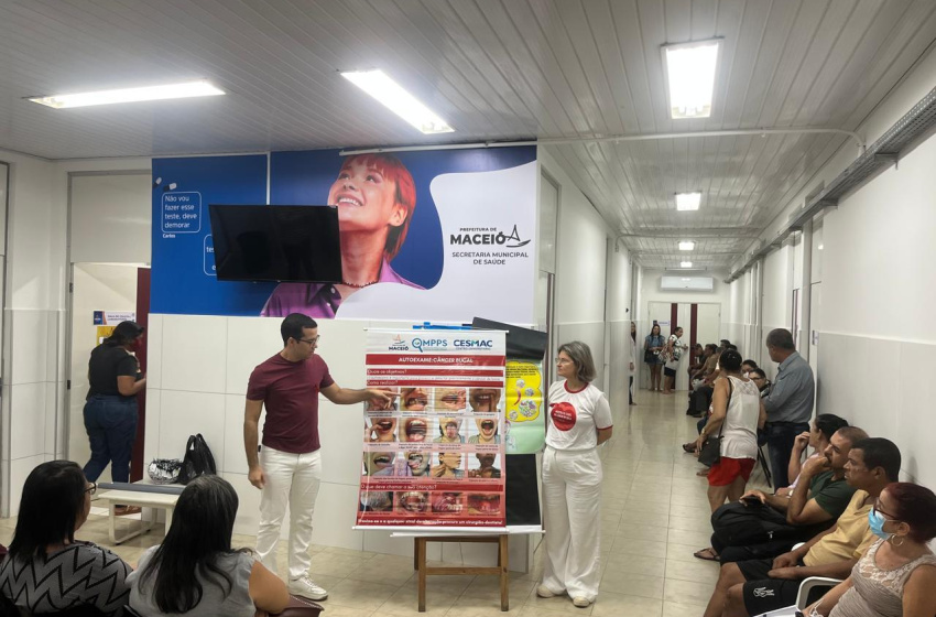 Pam Salgadinho promove palestras sobre prevenção ao câncer de boca