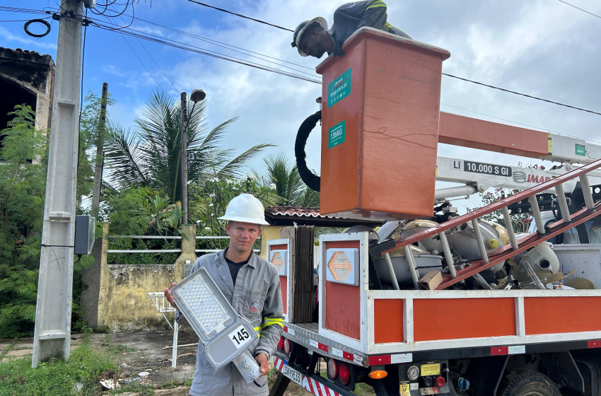 Ilumina leva LED a Sauaçuhy e avança para cobrir 100% do Litoral Norte