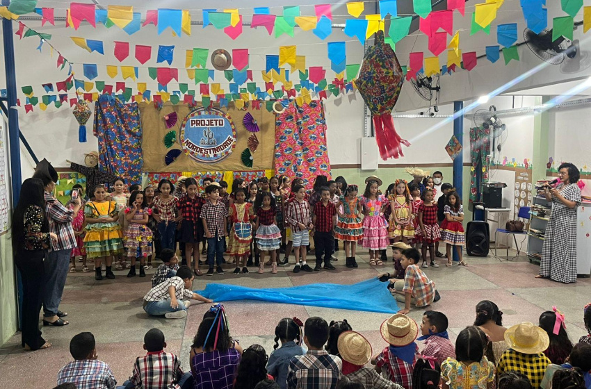 Projeto Nordestinidade resgata tradição junina em escola municipal