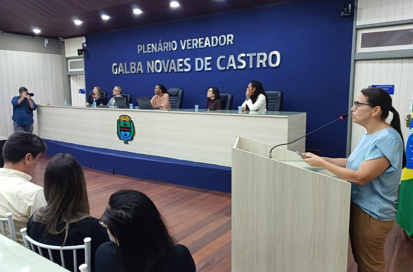 Saúde apresenta relatório de prestação de contas em audiência pública na Câmara de Vereadores