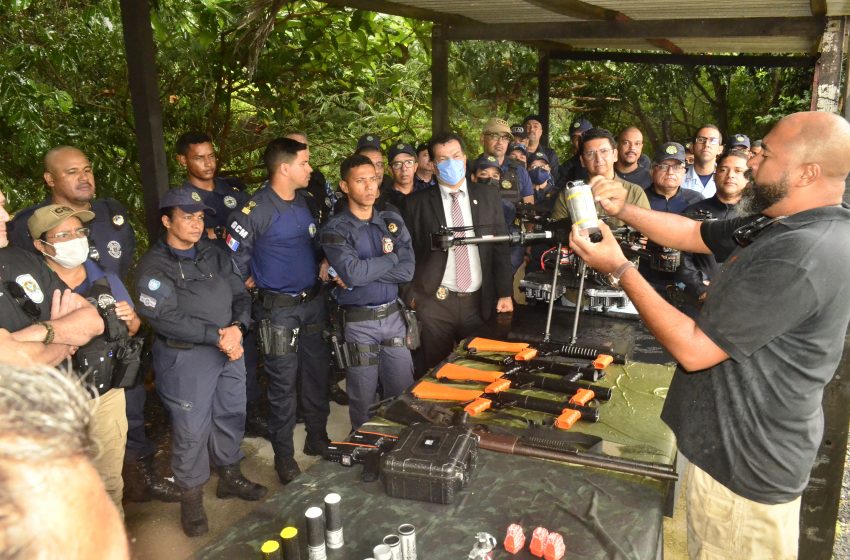 Guardas municipais de Maceió participam de workshop de tecnologias não letais