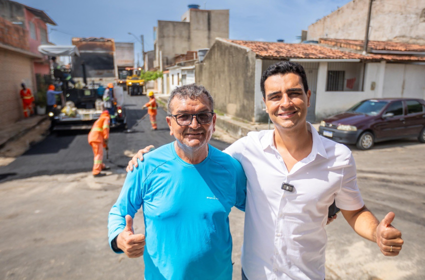 Pavimentação e drenagem avançam e beneficiam moradores do São Jorge