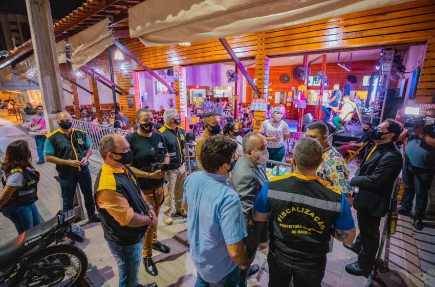 Covid-19: Prefeitura realiza neste fim de semana blitz em bares e restaurantes