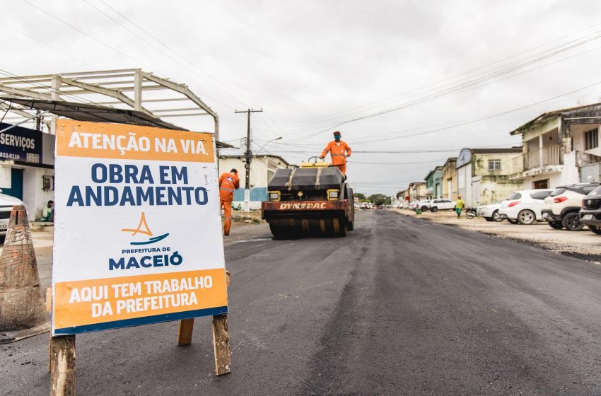Maceió Tem Pressa intensifica ações e ruas de Santa Lúcia são asfaltadas