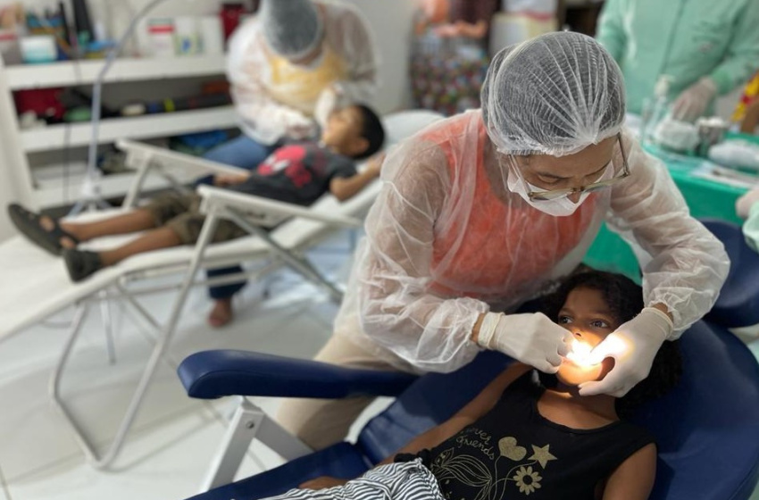 Tratamento dentário preventivo melhora saúde bucal de estudantes dos CMEIs de Maceió