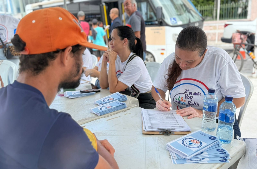 Semdes beneficia pessoas em situação de rua no 2º Mutirão PopRuaJud