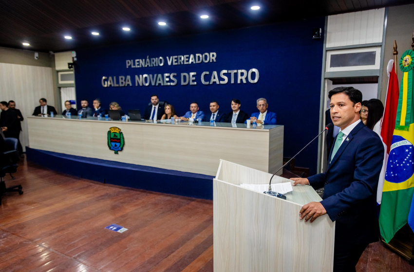 Vice-prefeito representa JHC na abertura dos trabalhos do Legislativo