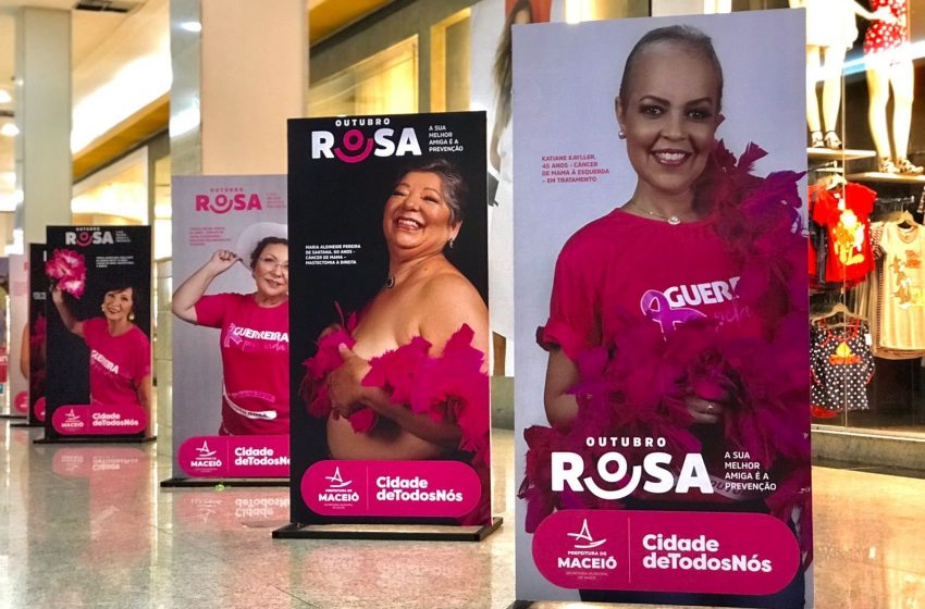 Prefeitura, instituições de apoio e shoppings conscientizam sobre o Outubro Rosa
