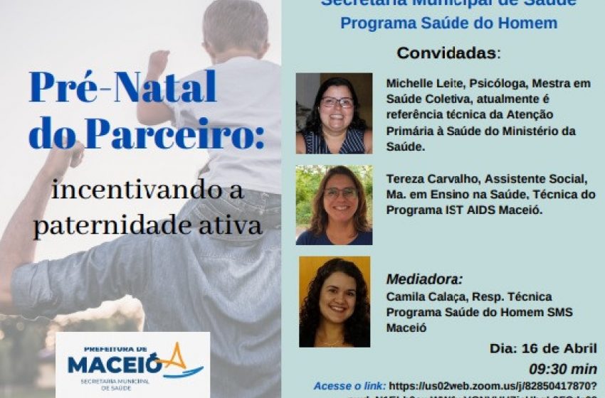 Saúde promove amanhã (16) live sobre paternidade ativa