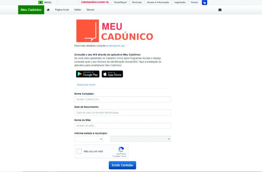 Usuários do CadÚnico podem obter informações do serviço pela internet e aplicativo