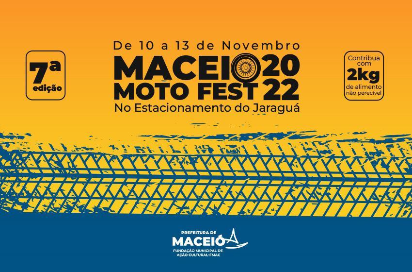 Confira a programação da 7ª edição do Maceió Moto Fest, que começa nesta quinta-feira (10)