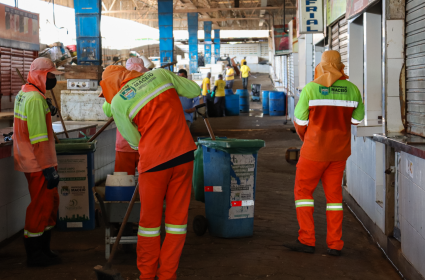 Mutirão recolhe 120 toneladas de resíduos no Mercado da Produção