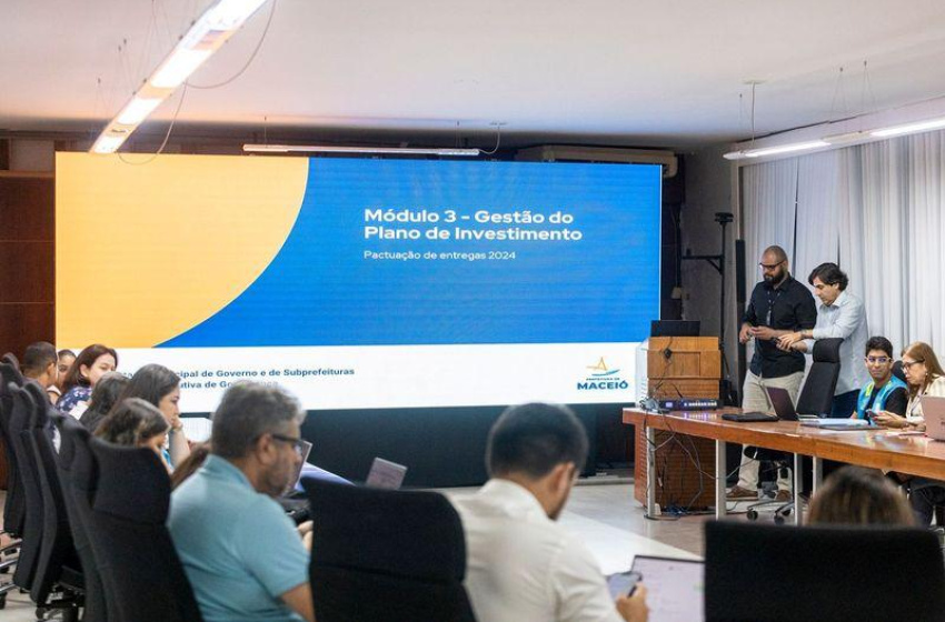 Treinamento para gestores da Prefeitura de Maceió irá melhorar condução dos planos de investimentos