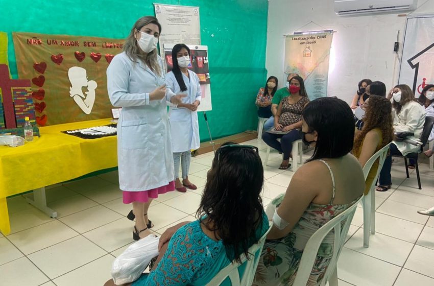 Ação leva conhecimento sobre direitos e saúde para gestantes de Maceió