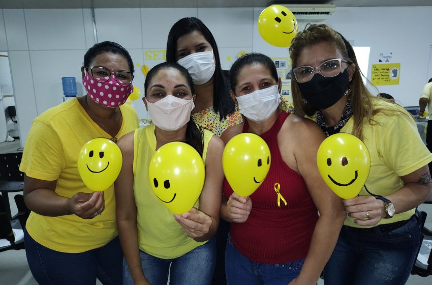 Setembro Amarelo: Servidores do CadÚnico participam de ação de sensibilização