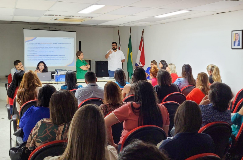 Secretaria Municipal de Gestão promove capacitação sobre recadastramento dos servidores públicos municipais