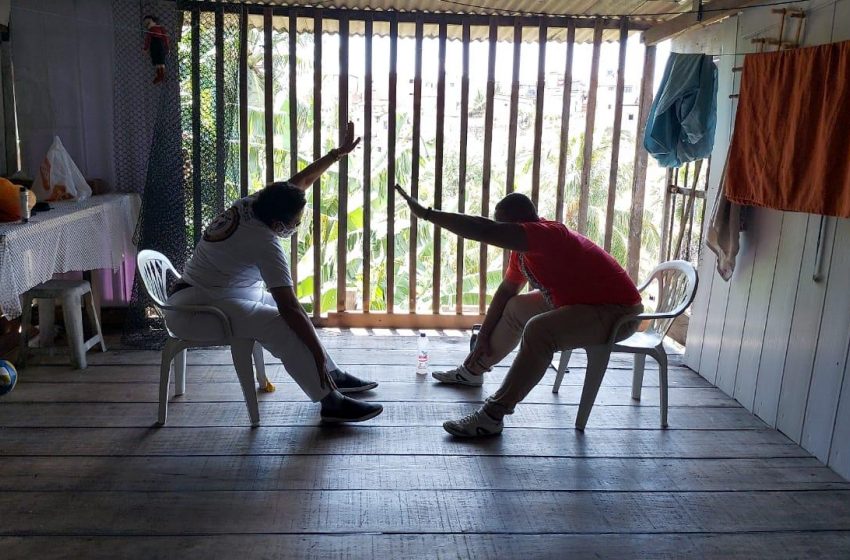 Cras Pitanguinha adapta atividades para grupo de  idosas na pandemia
