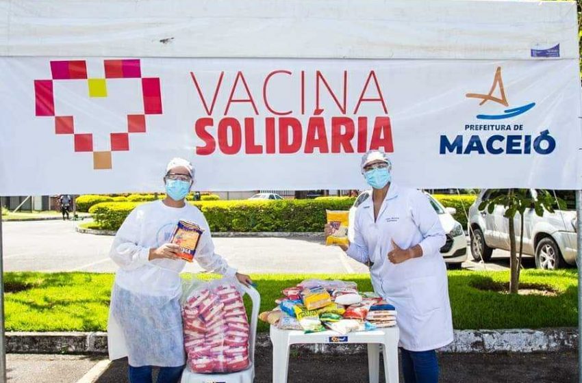 Campanha Vacina Solidária recebe mais de 2,5 toneladas em doações