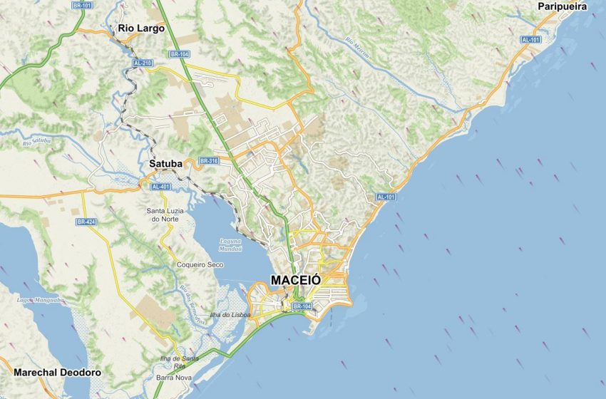 Defesa Civil de Maceió emite alerta para rajadas de ventos de até 60km/h na capital