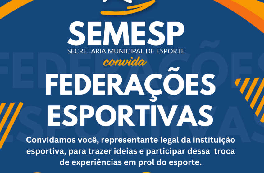 Semesp reunirá federações esportivas em evento sobre Prática Desportiva